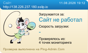 Усреднённые результаты проверки сайта http://138.226.237.180.sslip.io