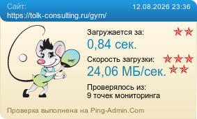 Усреднённые результаты проверки сайта https://tolk-consulting.ru/gym/