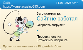 Усреднённые результаты проверки сайта https://kometacasino695.com