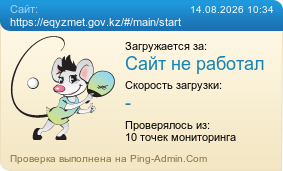 Усреднённые результаты проверки сайта https://eqyzmet.gov.kz/#/main/start