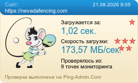 Усреднённые результаты проверки сайта https://nevadafencing.com