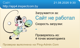 Усреднённые результаты проверки сайта http://app4.inspectcom.by