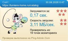 Усреднённые результаты проверки сайта https://lumiere-home.ru/catalog