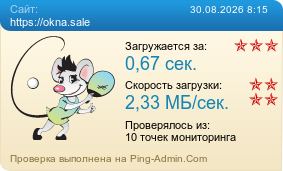 Усреднённые результаты проверки сайта https://okna.sale