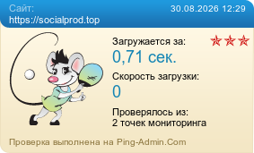 Усреднённые результаты проверки сайта https://socialprod.top