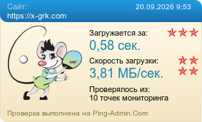 Усреднённые результаты проверки сайта https://x-grk.com