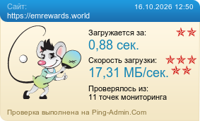Усреднённые результаты проверки сайта https://emrewards.world
