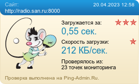Averaged results for http://radio.san.ru:8000
