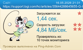����������� ���������� �������� ����� https://support.logi.com/hc/articles/35644288645655-G-HUB-Service-restart-guide